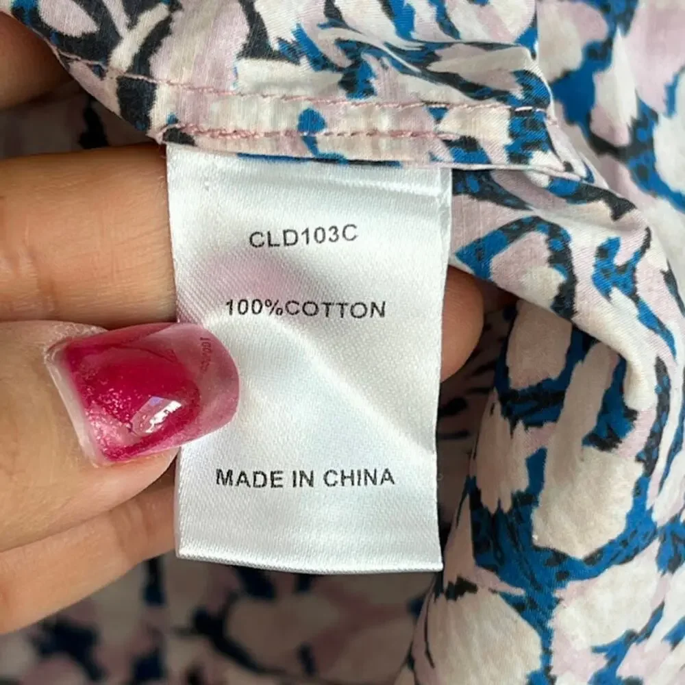 Christy Lynn Ellie Dress in Pink Panther long sleeve knee length size small
